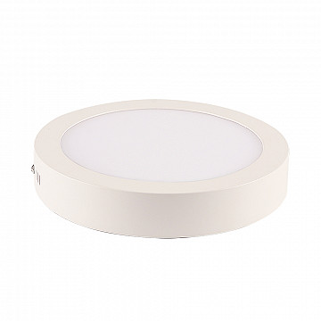 Painel LED TECH Slim Redondo Sobrepor 24W 4.100K - Branco