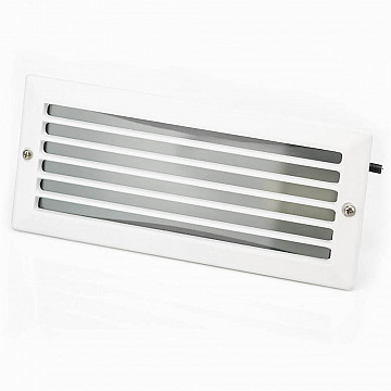 Balizador Einbau Com Grade - Branco Fosco
