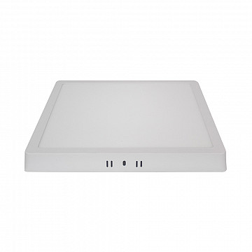 Painel LED TECH Slim Quadrado Sobrepor 24W 3.000K - Branco