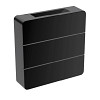 Arandela LED Clean Aletada 6W 3.000K - Preto