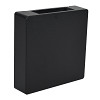 Arandela LED Clean Quadrada 2 Fachos 3W 3.000K - Preto