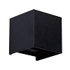 Arandela LED Free Alumínio Quadrada 6W 3.000K - Preto
