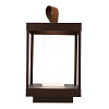 Lanterna Lohr 30cm - Marrom Gold