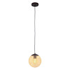 Pendente Globb 1 Globo - Vidro Âmbar