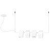 Pendente Kina Light Alumínio 70cm - Branco