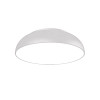 Plafon Pleno Redondo Alumínio 40cm - Branco