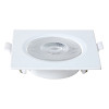 Spot LED Embutir Quadrado 6W 3.000K - Branco