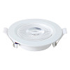 Spot LED Embutir Redondo 6W 3.000K - Branco