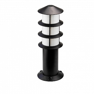 Balizador Oriental 35cm - Preto Fosco