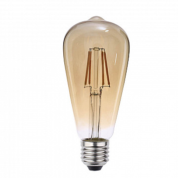 Lâmpada Filamento LED ST64 4W - 440lm 2.400K