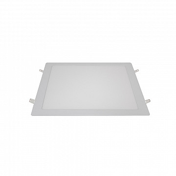 Painel LED TECH Slim Quadrado Embutir 24W 6.500K - Branco