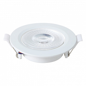 Spot LED Embutir Redondo 6W 6.500K - Branco